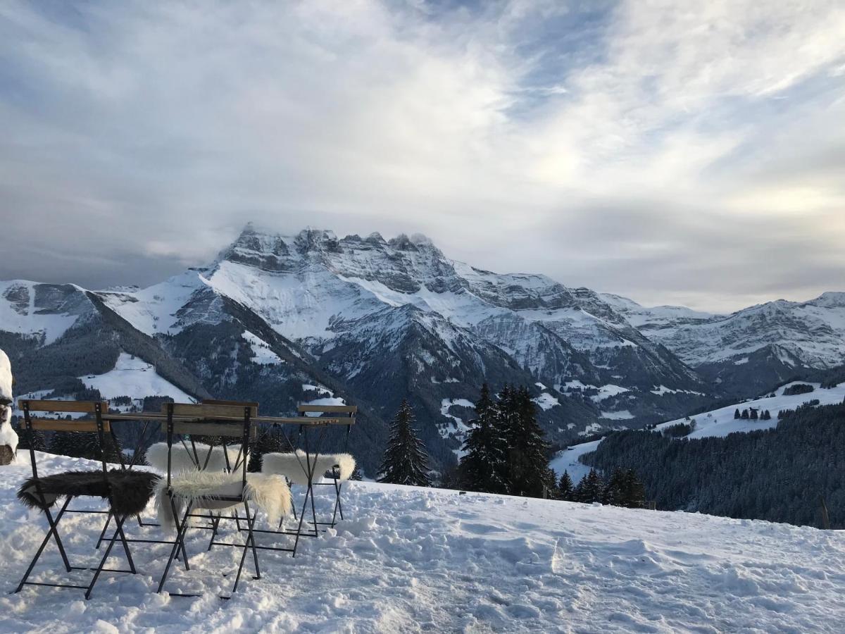 Chalet Chanso Morgins Exterior photo